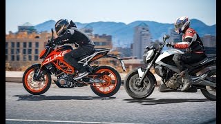 2017 KTM Duke 390 VS Pulsar Dominar 400 HD