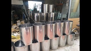 Thùng Quay Mật Ong Innox 304 - Giới thiệu thùng quay mật Ong Loại Mới Cải Tiến 2020