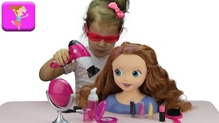 София Прекрасная Делаем прическу детский набор парикмахера Children's hairdresser set