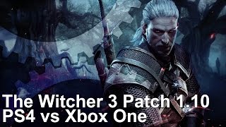 The Witcher 3 Patch 1.10: PS4 vs Xbox One Frame-Rate Test