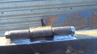 Делаем самодельные петли на камазовский борт..Зерновозы.