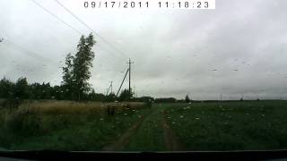 Первая попытка прорваться на полигон в Бронницах