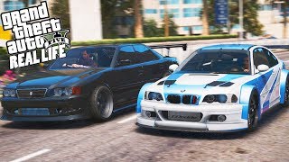 ГТА 5 Реальная Жизнь №244 ВЫИГРАЛ B ГОНКЕ BMW M3 В СТИЛЕ NFS MOST WANTED. НА МЕНЯ ОХОТЯТСЯ БАНДИТЫ.