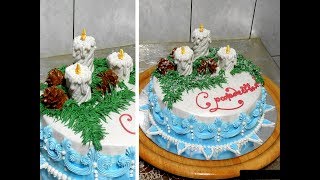 УКРАШЕНИЕ ТОРТА НА РОЖДЕСТВО, НОВЫЙ ГОД от SWEET BEAUTY СЛАДКАЯ КРАСОТА , CAKE DECORATION