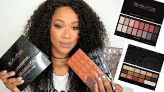 Makeup Revolution Palette Collection: Reviews & Swatches