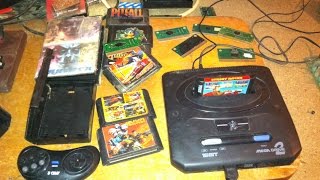Мои находки ВОССТАНАВЛИВАЕМ ИЗ ХЛАМА ВЫПУСК №4 Игровая приставка Sega Mega Drive 2