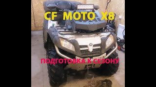 Квадроцикл cf moto X8 - подготовка к сезону