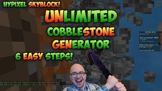 How to Build a Cobblestone Generator in Hypixel Skyblock - A Step-by-Step Tutorial