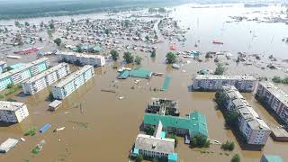 Наводнение Тулун 29.06.2019 12,38 Мясокомбинат, Автостанция, микрорайон Жукова