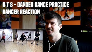 BTS - DANGER Dance Practice Dancer Reaction