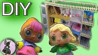 ?Как сделать ДОМ для кукол LOL своими руками. Часть 1