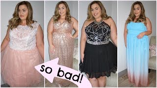 Trying On Cheap Amazon Prom Dresses ($19.99 Dress omg)