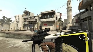 Обзор Моделей оружия из CS:GO Для CS 1.6 - #20 AUG Закрученный