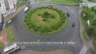 Бульварное кольцо. ДТП. 17.07.2018. Брест