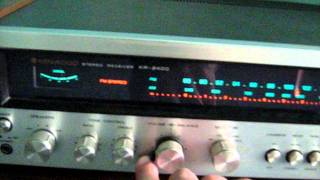 Vintage Kenwood Tuner / Amplifier Model KR-2400