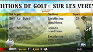 Chronique de golf a TVA du 25 septembre 2011 de sportactivites.com