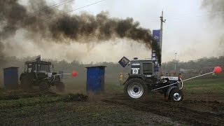 ◀◀Бизон-Трек-Шоу-2018 ?▶▶Лучшие моменты гонки на тракторах!