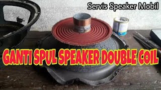 Servis speaker sub woofer double coil