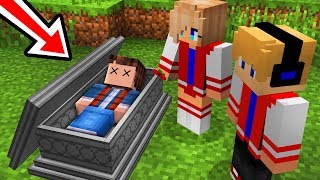 MEU AMIGO MORREU NO MINECRAFT ! (TRISTE)