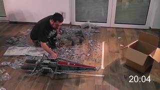 LEPIN/LEGO Star Wars (2) - Venator Class Star Destroyer (Sternenzerstörer) 29h in 1min time lapse