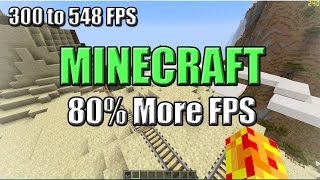 How to boost FPS in Minecraft up to 80% (New Launcher) (64bit Java Only)