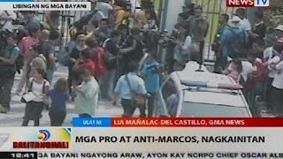 BT: Pro at anti-Marcos, nagkainitan