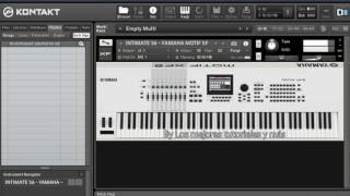 Samples Kontakt 5 - Yamaha Motif XF8 - Intimate S6 Vintage Piano - by Los mejores tutoriales y más