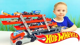 МАШИНКИ HOT WHEELS и АВТОВОЗ - Распаковываем и Играем с Даником в гоночные машинки