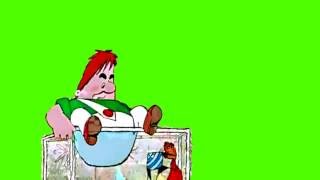видео на хромакее . "футаж " .карлосон и рыба )) м  ф малыш и карлосон