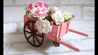ДЕКОРАТИВНАЯ МИНИ ТЕЛЕЖКА / DECORATIVE MINI CART