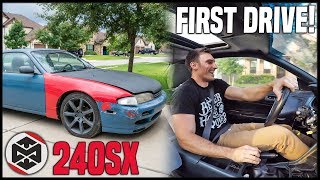 FIRST DRIVE in the 240SX!!