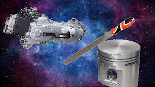 Доработка цилиндр-поршневой группы мотора 139QMB