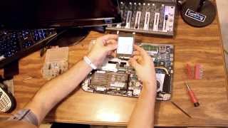Toshiba Satellite P55 - A5200 Disassembly and hard drive replacement