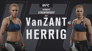 Paige VanZant vs Felice Herrig Full Fight EA Sports UFC 2 Gameplay