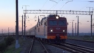 Электровоз ЭП1-357 с поездом №467/468 Смоленск — Адлер