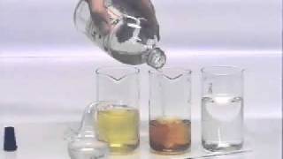 Реакции хлорной воды с KBr и KI (в стаканчиках)