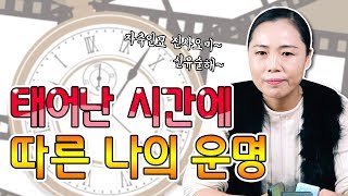 태어난 시간에 따른 나의 운명 / 자축인묘 진사오미 신유술해