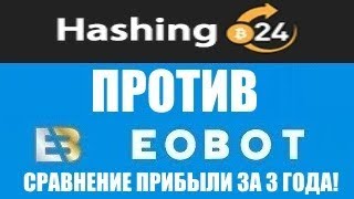 ШОК! EOBOT выгоднее Hshing24! - Расчет прибыли за 3 года при равных вложениях. SHA-256 GHS