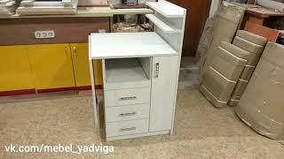 Мебель Ядвига. Маникюрный стол МС3, глубина 60 см
