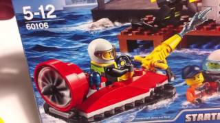 Лего сити 60106//пожарная охрана лего//LEGO city//fire protection lego//играем в лего