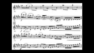 Malcolm McNab's trumpet solo on the "Tchaikovsky Violin Concerto in D Major"