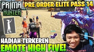 EMOTE HIGH FIVE! PRE ORDER ELITE PASS SEASON 14 PEMBURU! - Garena Free Fire
