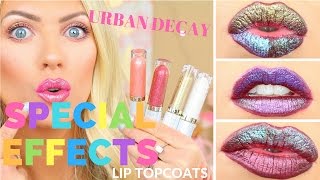 ?? Urban Decay VICE Special Effects Lip Topcoats? ? | Lip Swatches, Review & Demo