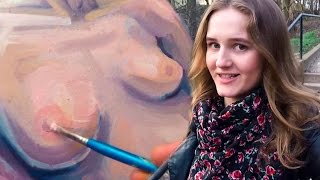 ЖИВОПИСЬ, ЭКЗАМЕН ПО АНГЛИЙСКОМУ, ВЕЧЕР С ФОТОШОПОМ | Vlog 5.04.2016