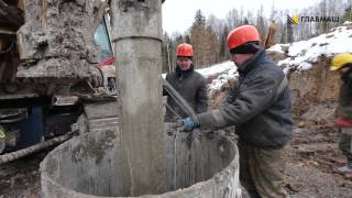 Строительство ЦКАД. Мост через реку Пахра в поселке Шишкин Лес