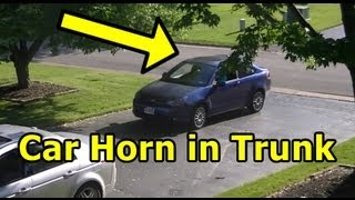 Funny Pranks : Car Horn Scare Prank