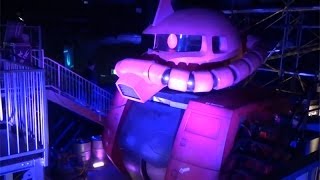 実物大シャア専用ザクの"整備工場" に潜入!? 　「シャアのいるBAR」にも...