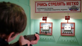 Военно-спортивная игра "Зарница".  Школа №1(г.Кстово, 25.02.2017г.)