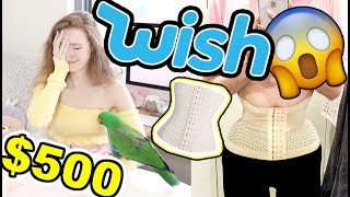I SPENT $500 AT WISH!! HUGE HAUL AND TRY ON (YWIIBI PT2)