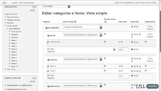 MOOC Moodle. Módulo 8.2: Organización en categorías e ítems